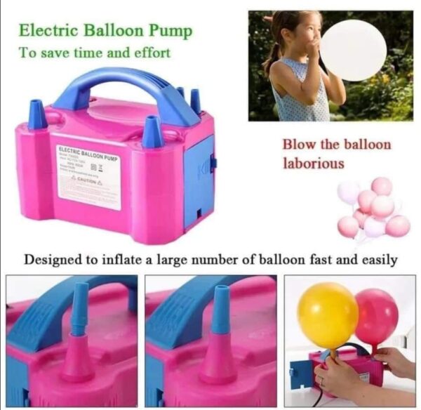 Inflador De Globos Eléctricos Portátil